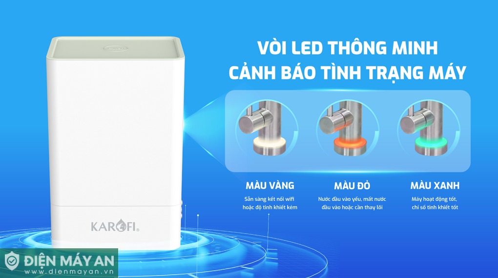 Máy lọc nước RO Karofi KAQ-U98 10 lõi